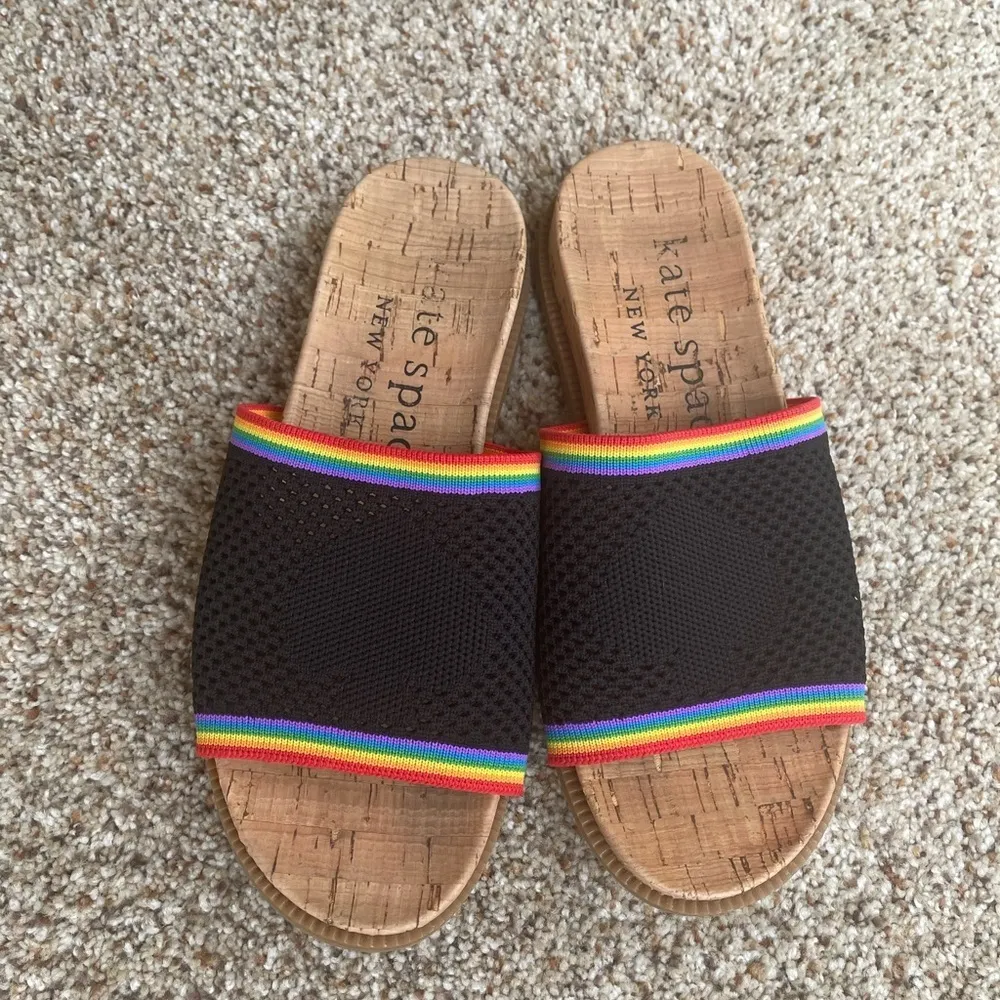 kate Spade New York  Wren knit Fabric Sandals - Image 6