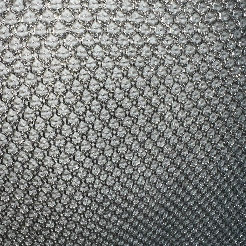 Elliatt Open Front Metallic Knit Cardigan Jacket Beige Silver Small - Image 9