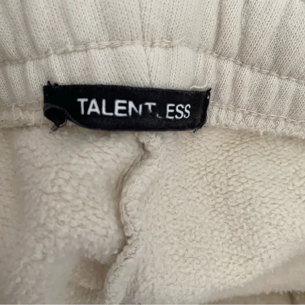 Talentless Heavyweight Bone Sweatpants size small - Image 11