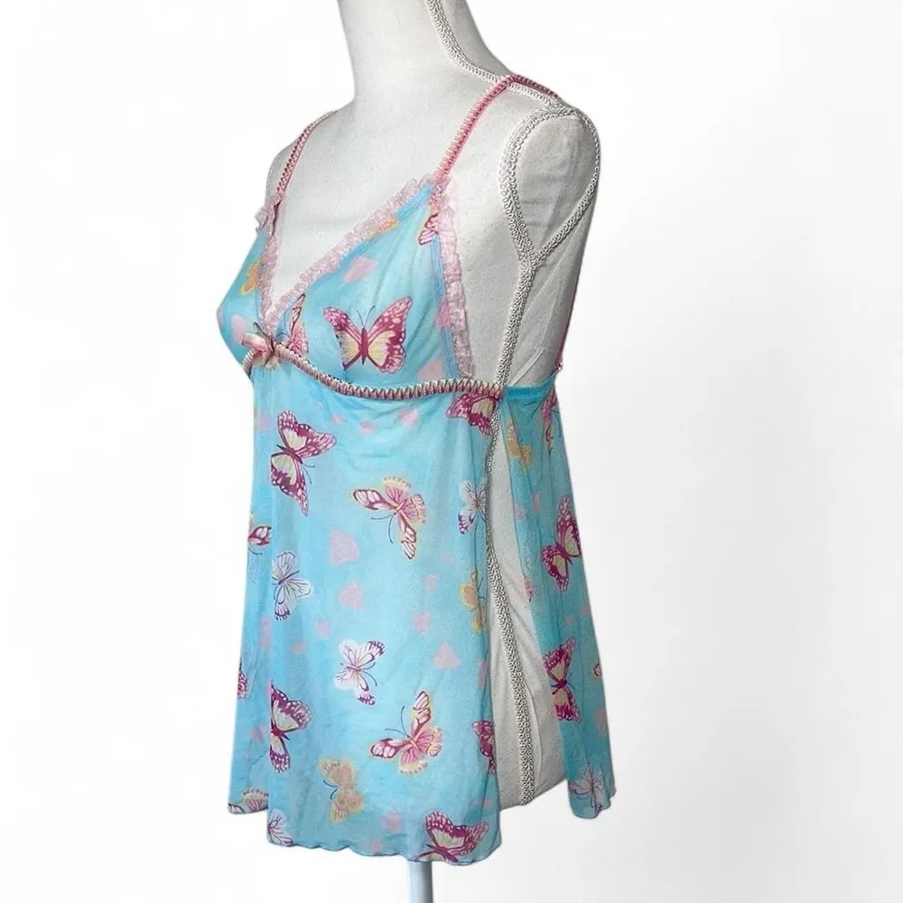 Y2K Victoria’s Secret Mesh Babydoll Top - Image 4