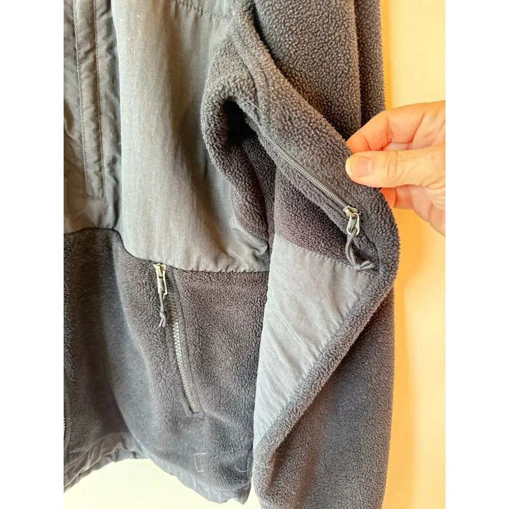 The North Face Retro Denali Fleece Jacket Zip Up Stand Collar Black Men's Small - Image 6