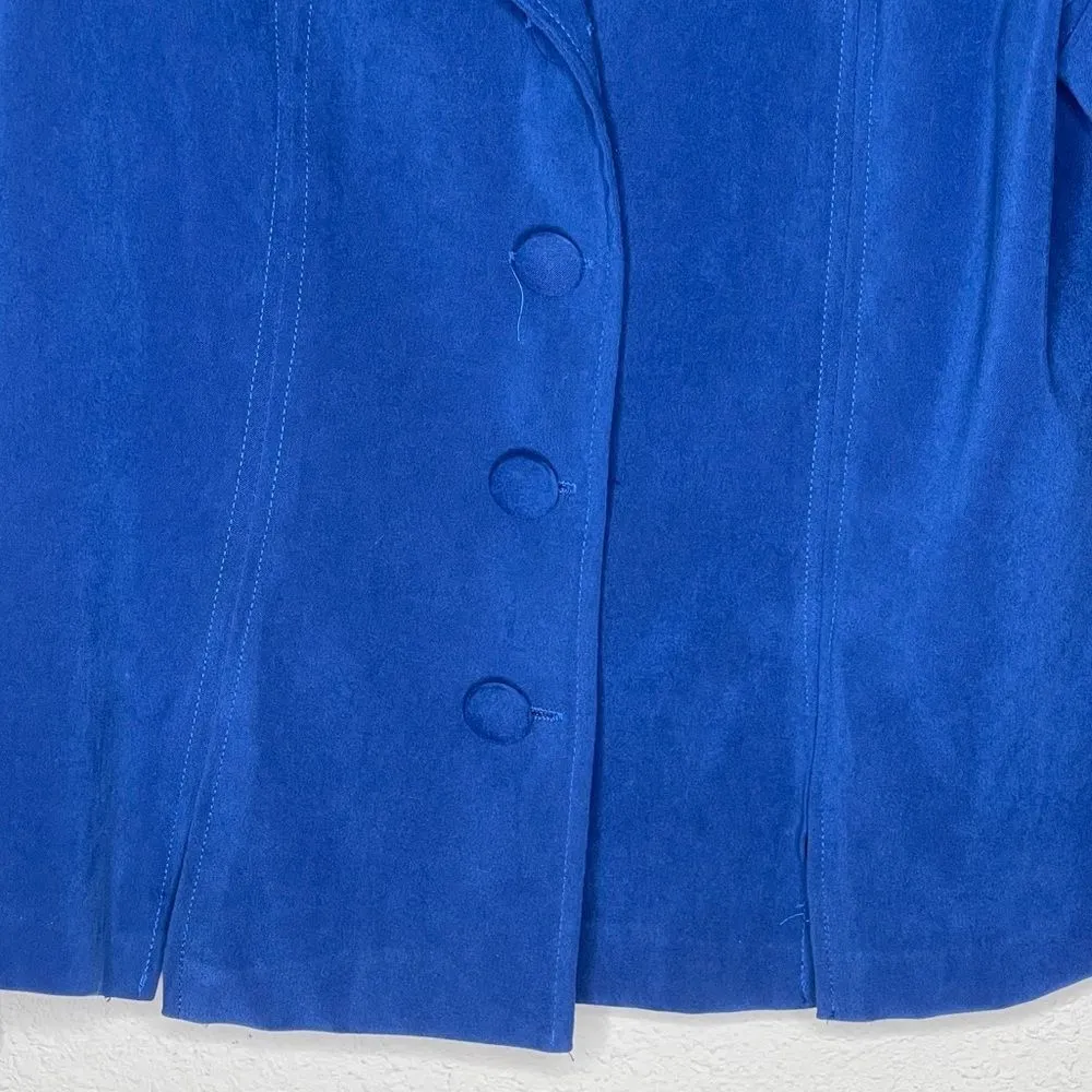 Vintage K Studio‎ Skirt Set Blue Size 16 - Image 6