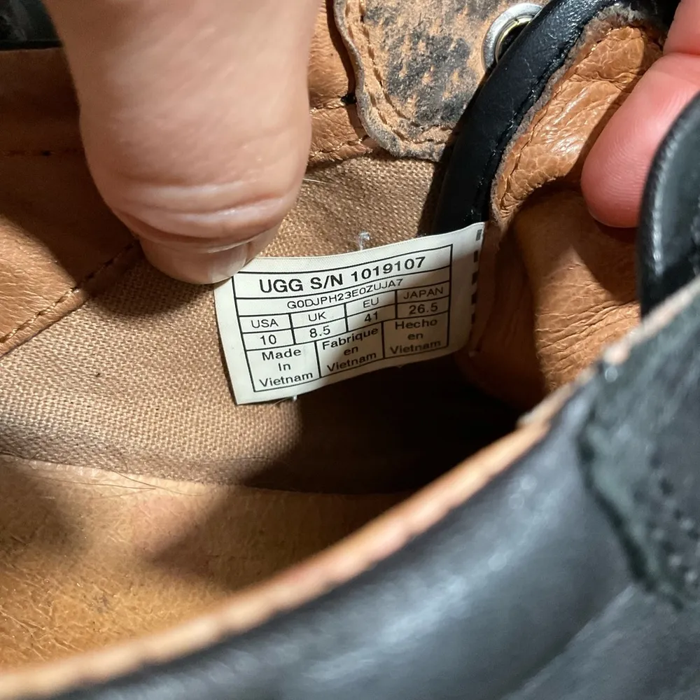 UGG MILO LEATHER SNEAKERS - Image 7