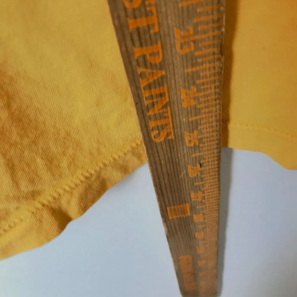 Santa Cruz Skateboards Logo T Shirt Womens Yellow S Small Checkered Graphic Tee - Image 9