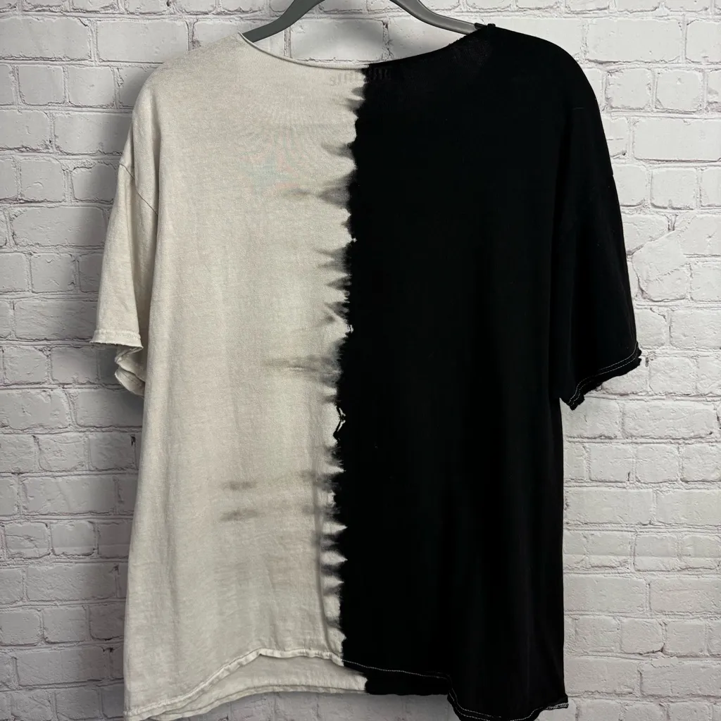 Sublime all cotton colorful graphic v neck unisex t shirt size large 40 oz - Image 4