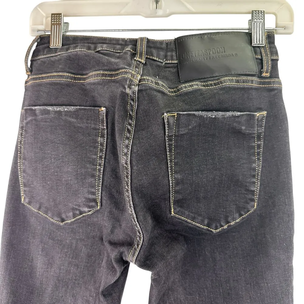 One Teaspoon High Waist Freebirds Skinny Jeans Size 27 - Image 5