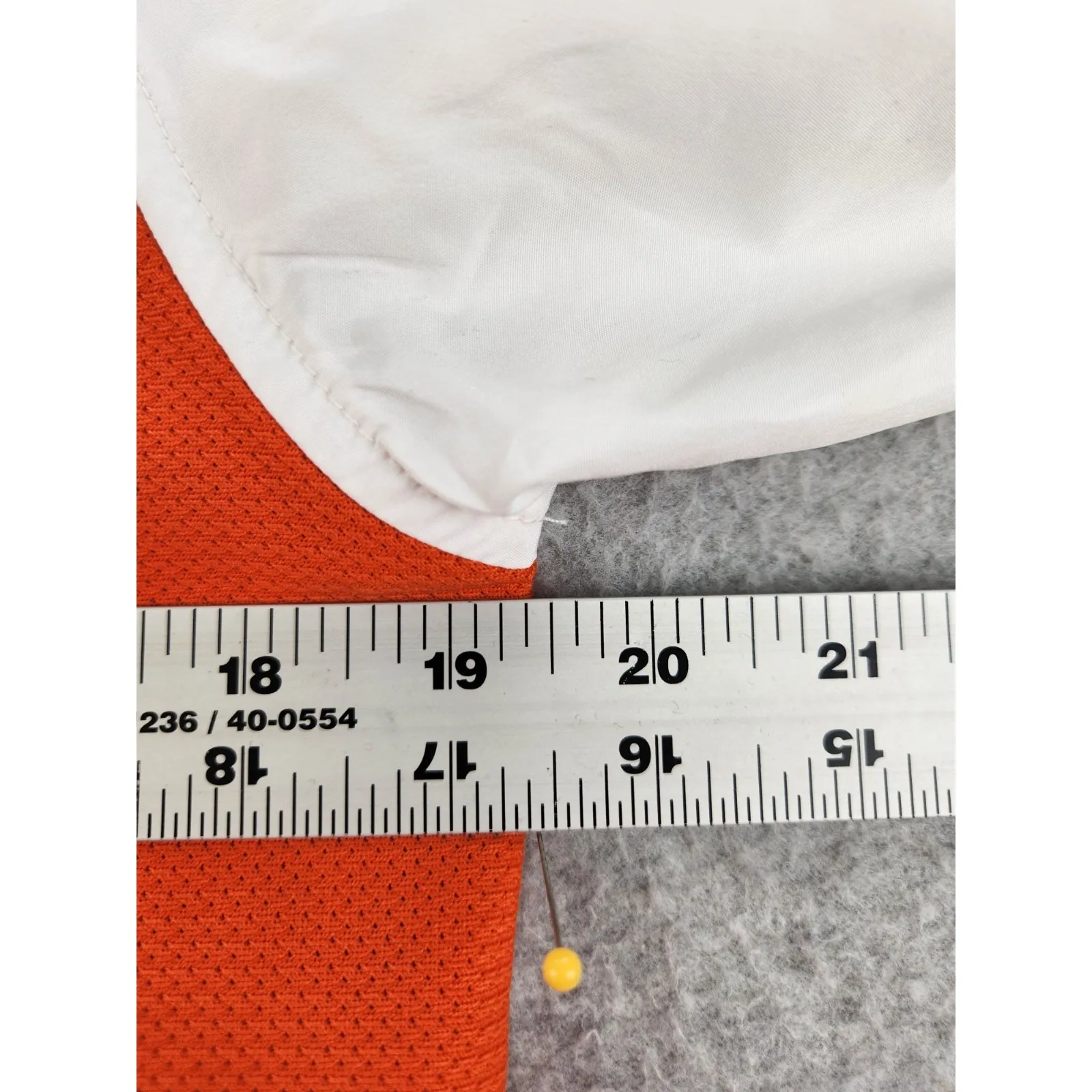 Vintage NIKE Logo Jacket Windbreaker Women's Small 4/6‎ Girls XL White & Orange - Image 9