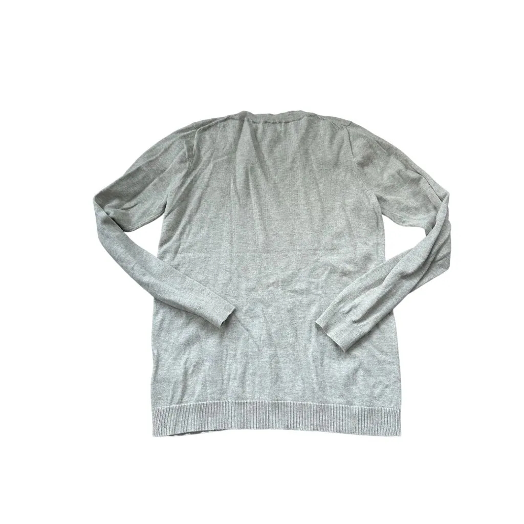 J CREW Cocktail Teddie Gray Sweater Size Small - Image 3
