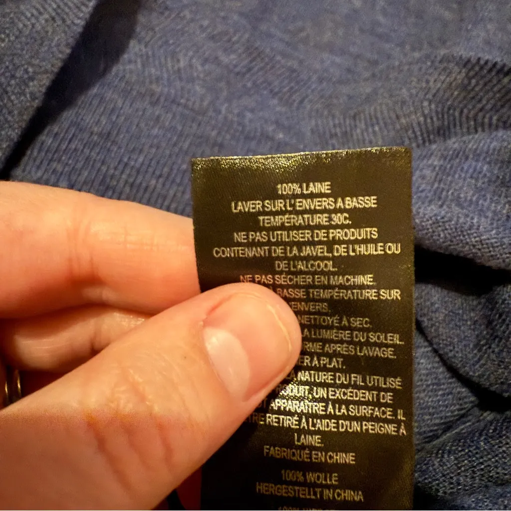 Ted Baker Tooting 1/4 Zip Sweater 100% Merino Wool Pullover Sz 4 Preppy Comfy‎ - Image 7