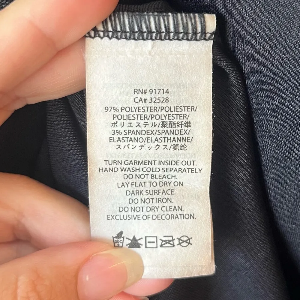 Armani Exchange Black Shimmer Mini Dress - Image 5