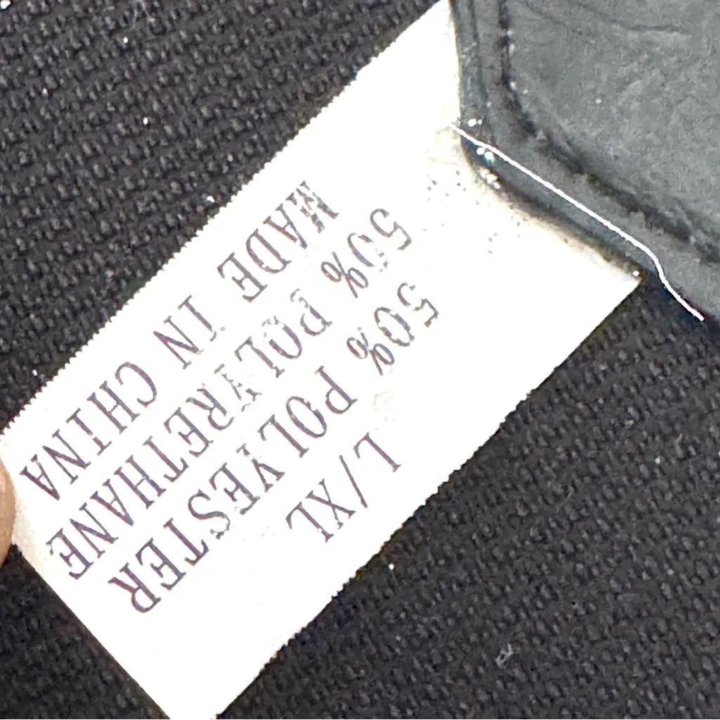 Leopard Print Buckle Stretch Belt OS Black - Image 5