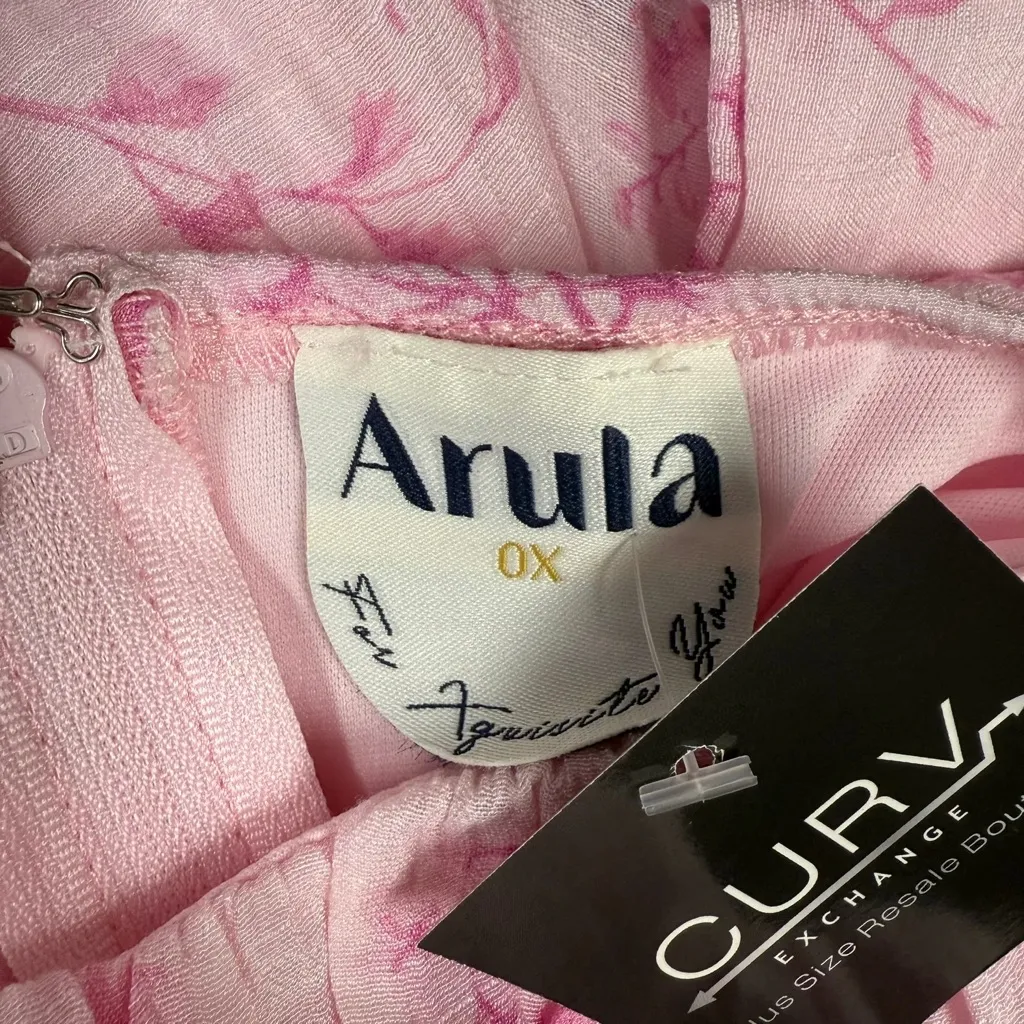 Arula Light Pink Floral Mini Romper - Image 3