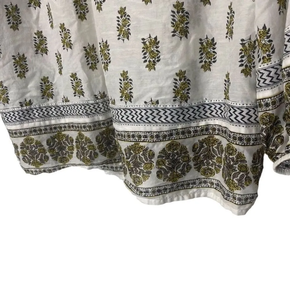 Joie Women's Floral Print Peasant Tunic Blouse Size M Multicolor - Image 6