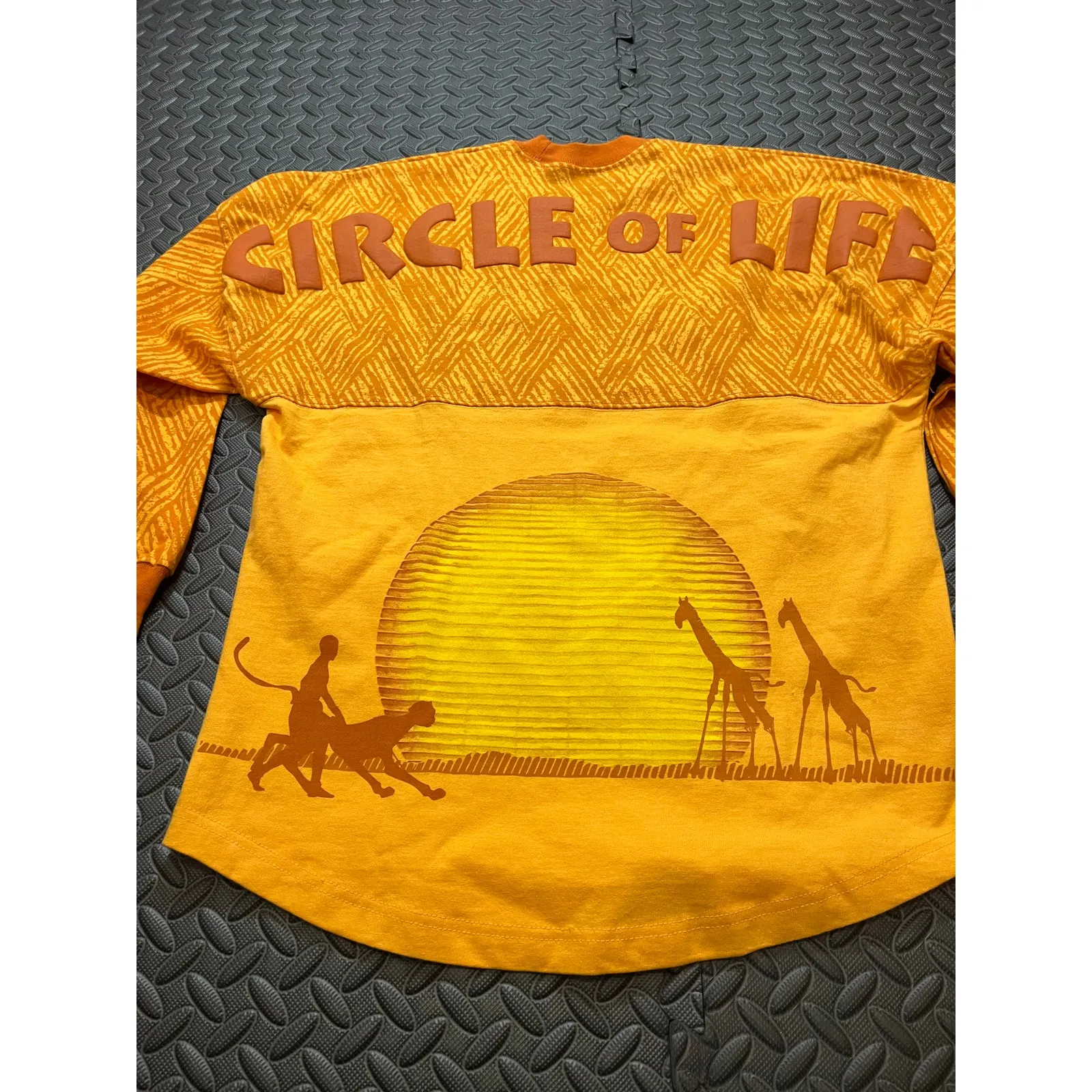 RARE Disney The Lion King Spirit Jersey Orange Circle of Life US‎ Size XS - Image 5