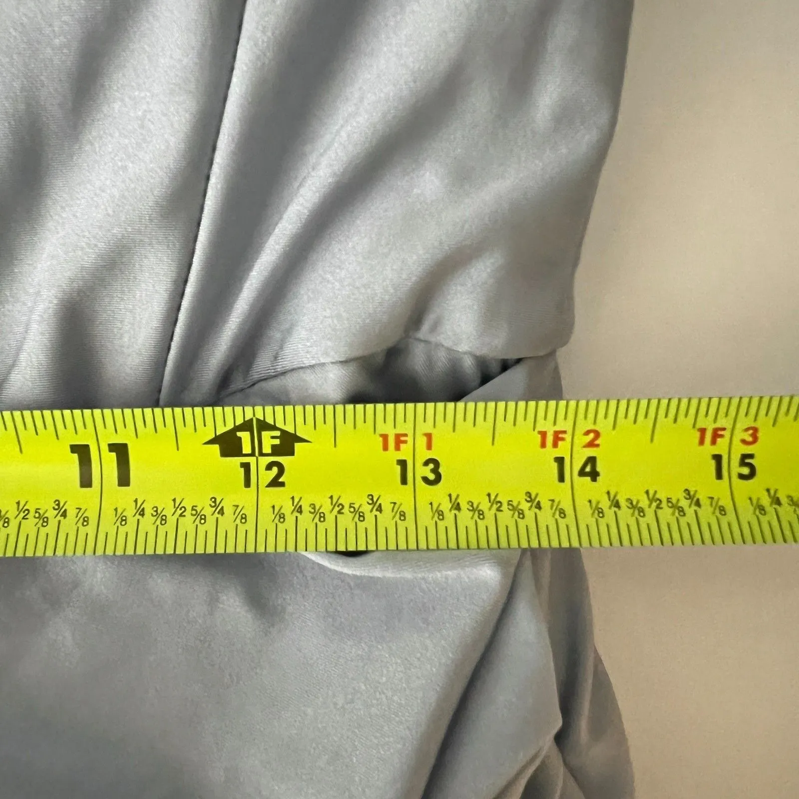 Cynthia & Sahar Gown Large Off Shoulder Corset Satin Dress Mermaid Baby Blue - Image 16