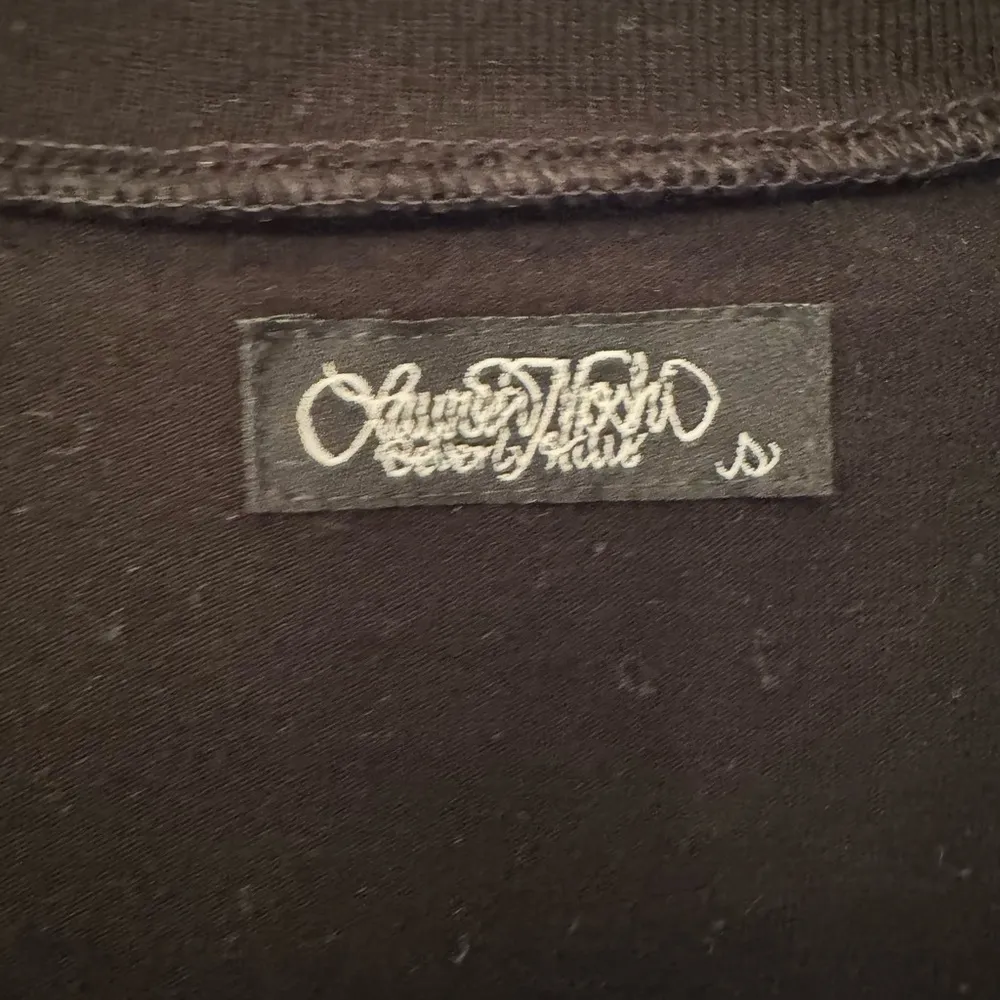 Lauren Moshi Lips & Skull Women’s Black Long Sleeve Size Small - Image 9