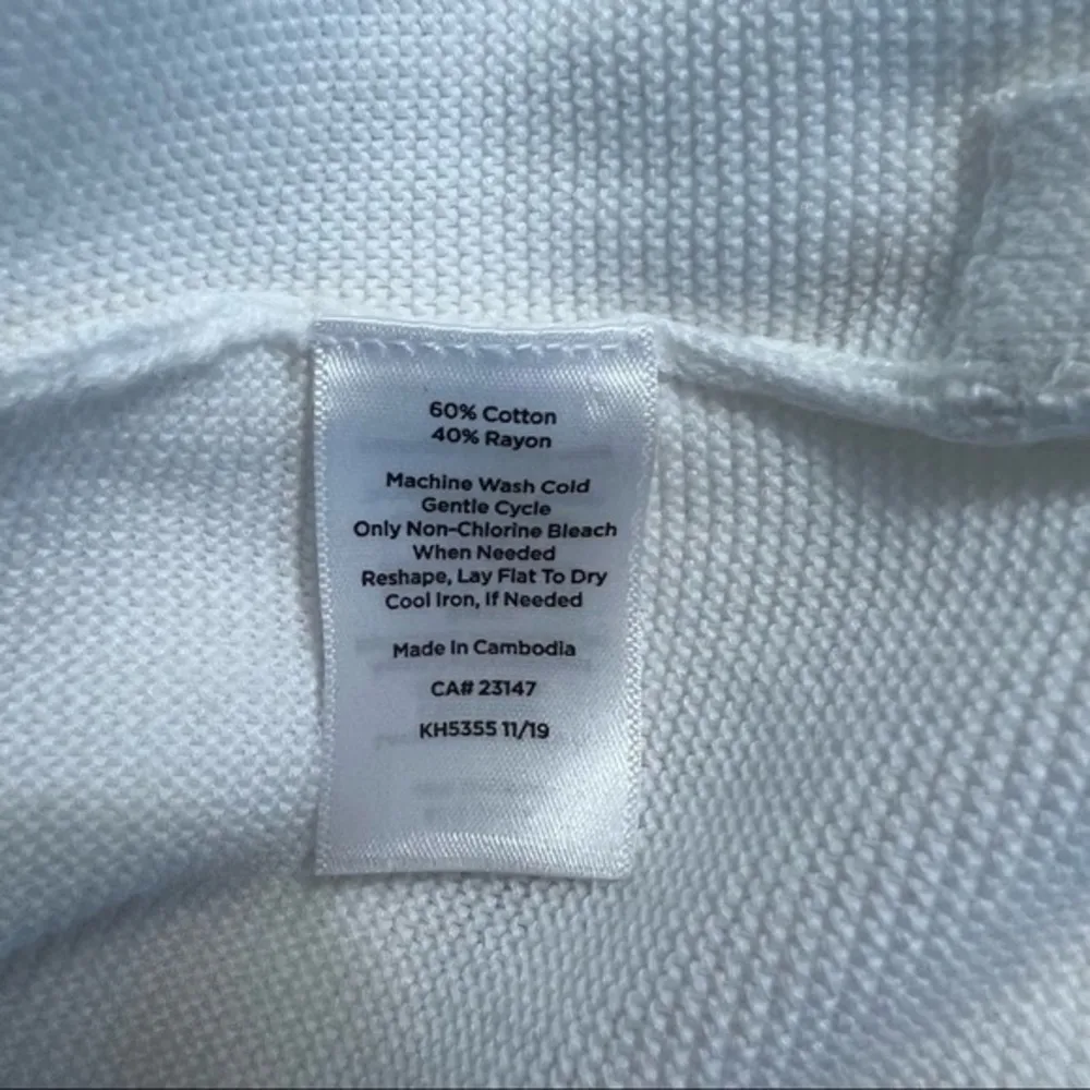 Talbots Sweater Long Sleeve Ribbed Knit Button Accent Detail S Round Neck Casual - Image 16