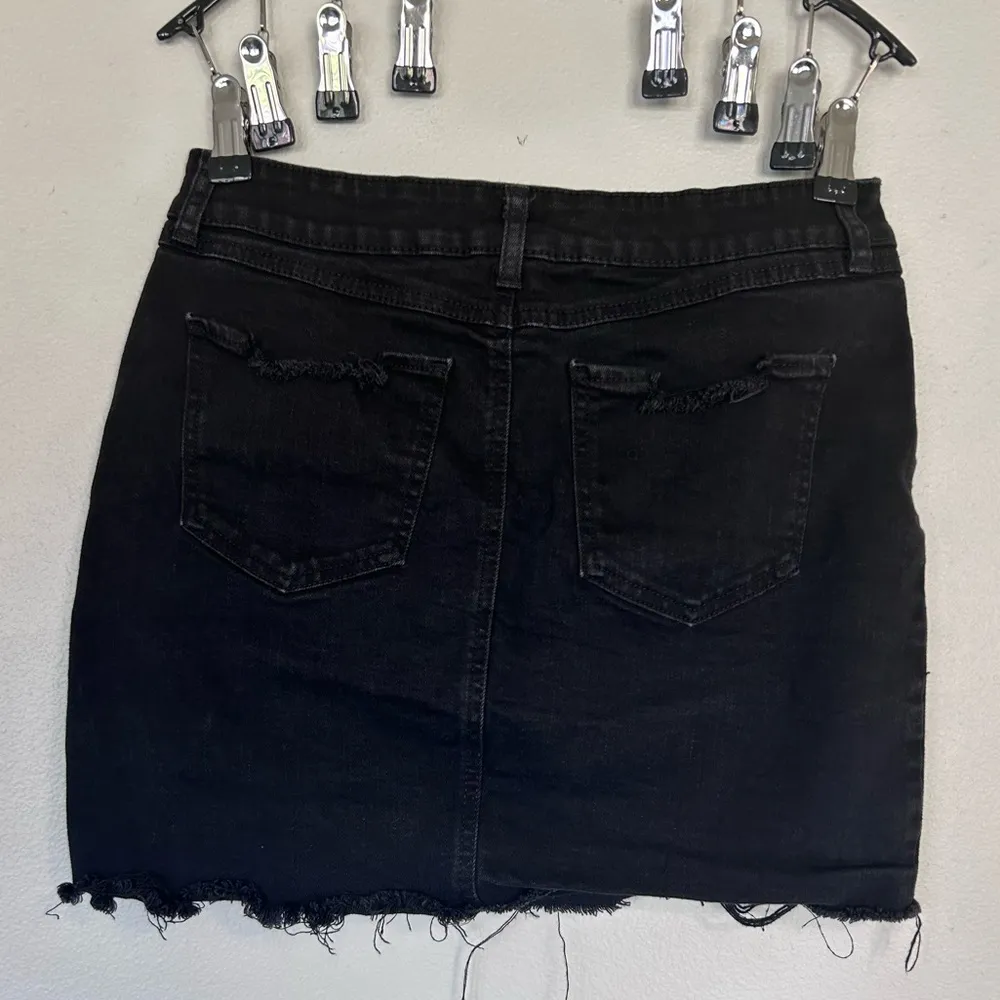 Rewash Black Denim Mini Skirt - 7/28 - Image 2