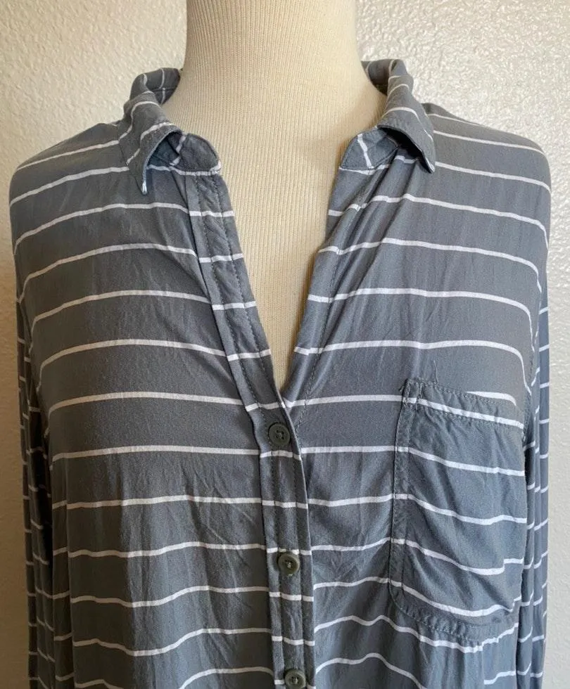 Beach Lunch Lounge Striped Button Down - Image 4