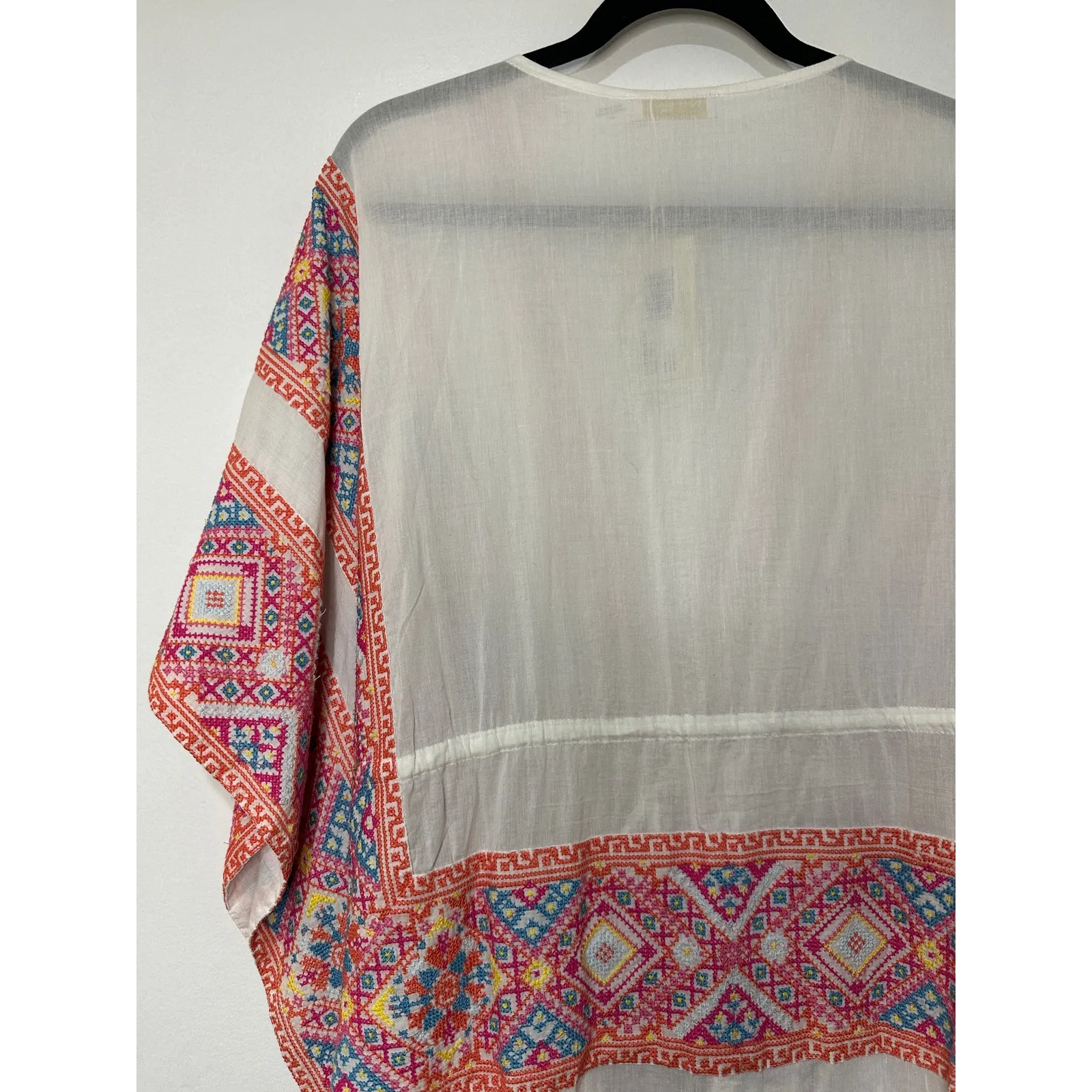 Ramy Brook Samira Beaded Cotton Cover-Up Dress Sz Medium NWT Oversized Cover-Up - Image 14