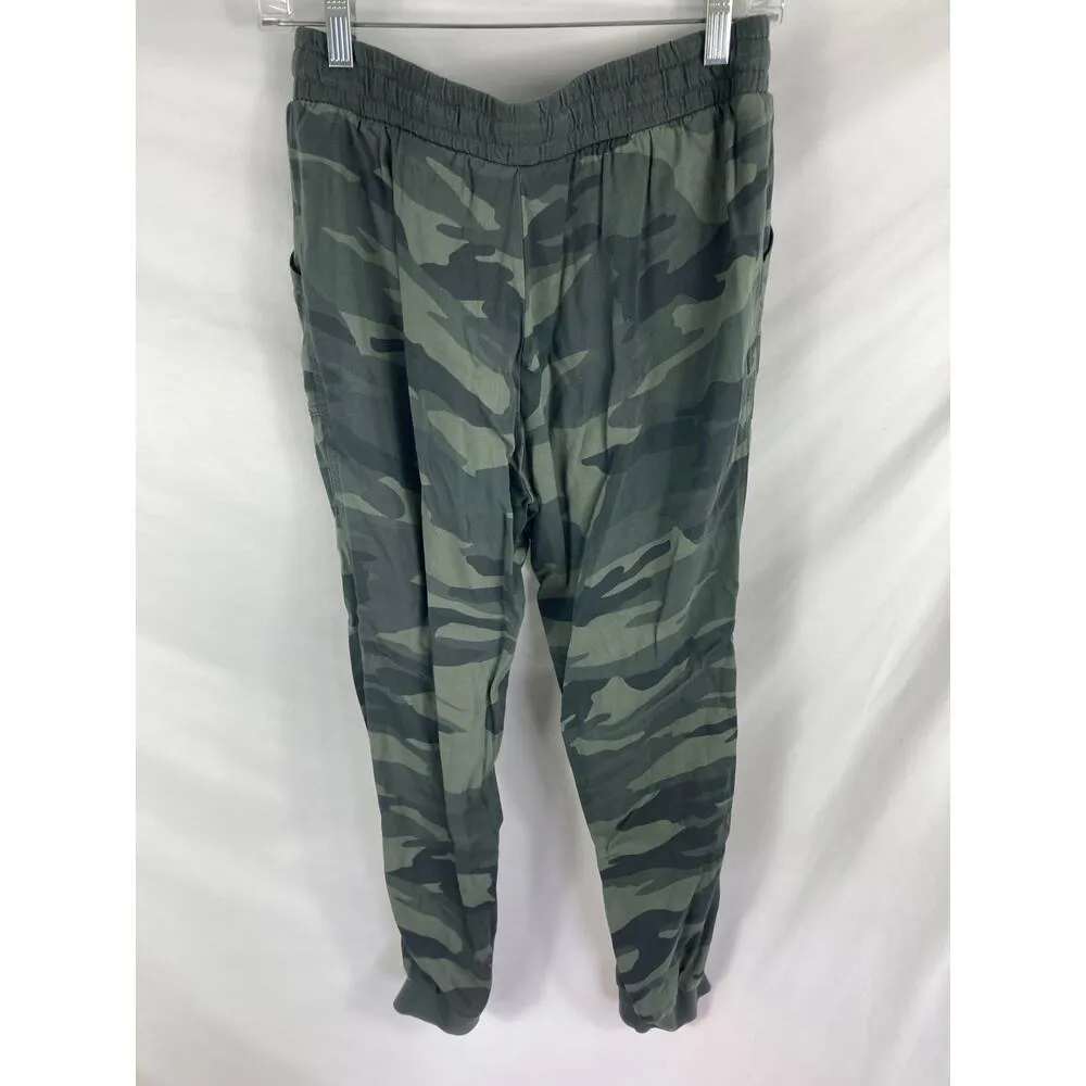 Splendid Green Camo Jogger Pant Size Small - Image 4