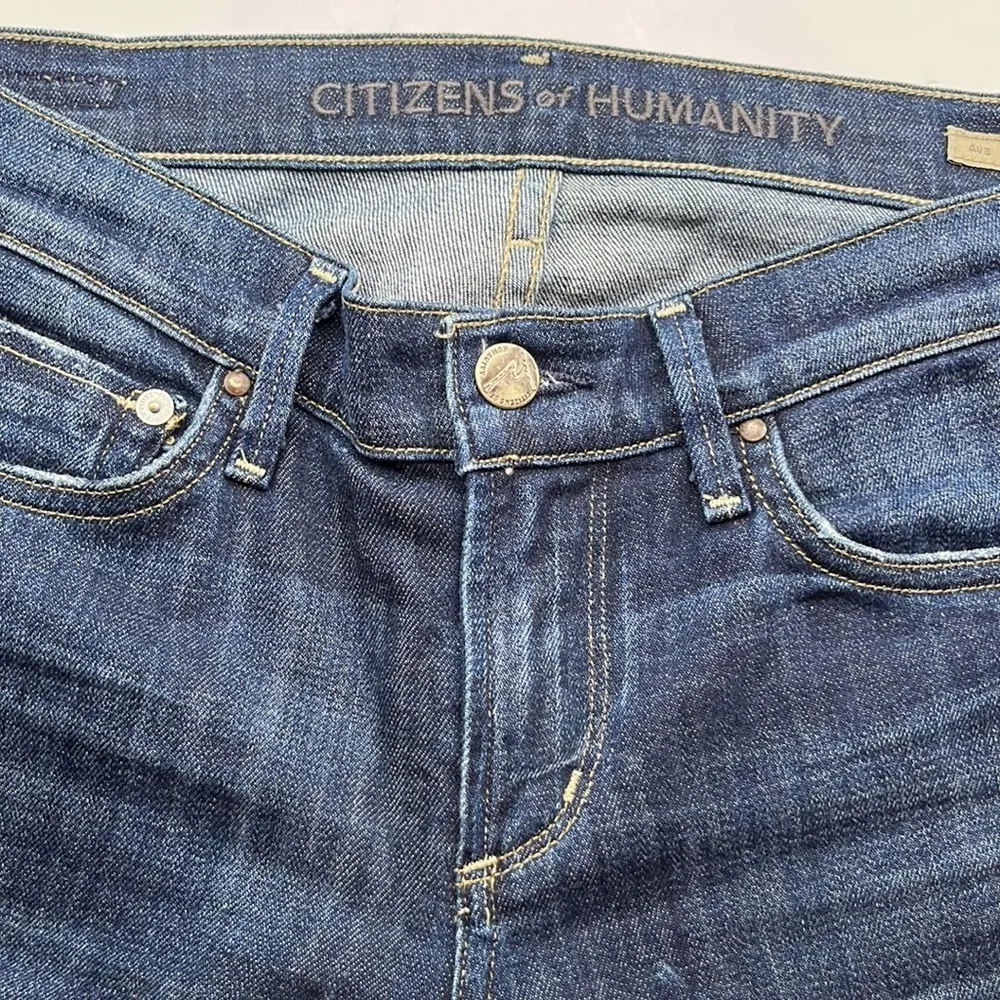 Citizens Of Humanity Ava Low Rise Straight Leg Size 26 - Image 15