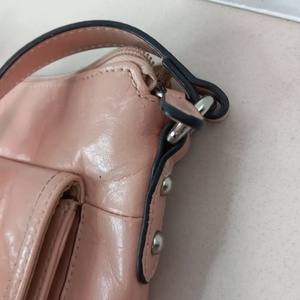 Giani Bernini Leather Crossbody Bag in Ballet Pink - Image 4