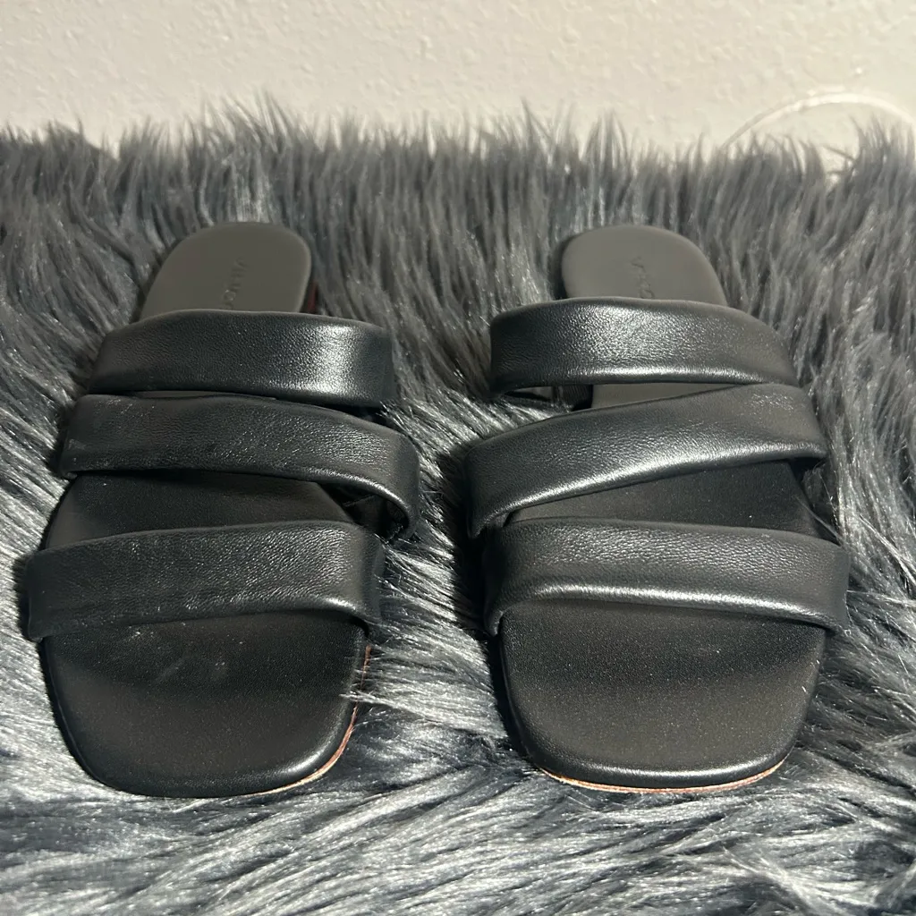 Vince Dallas Slide Sandal Women's Black Slide Sandals Size 6M - Image 7