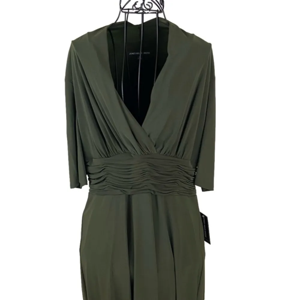 Jones Wear Olive Green Day to Dinner Dress Women’s Size 16 New With Tags - Image 79