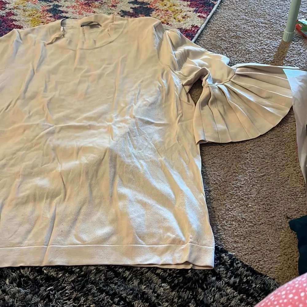 Cos beige blouse M - Image 4