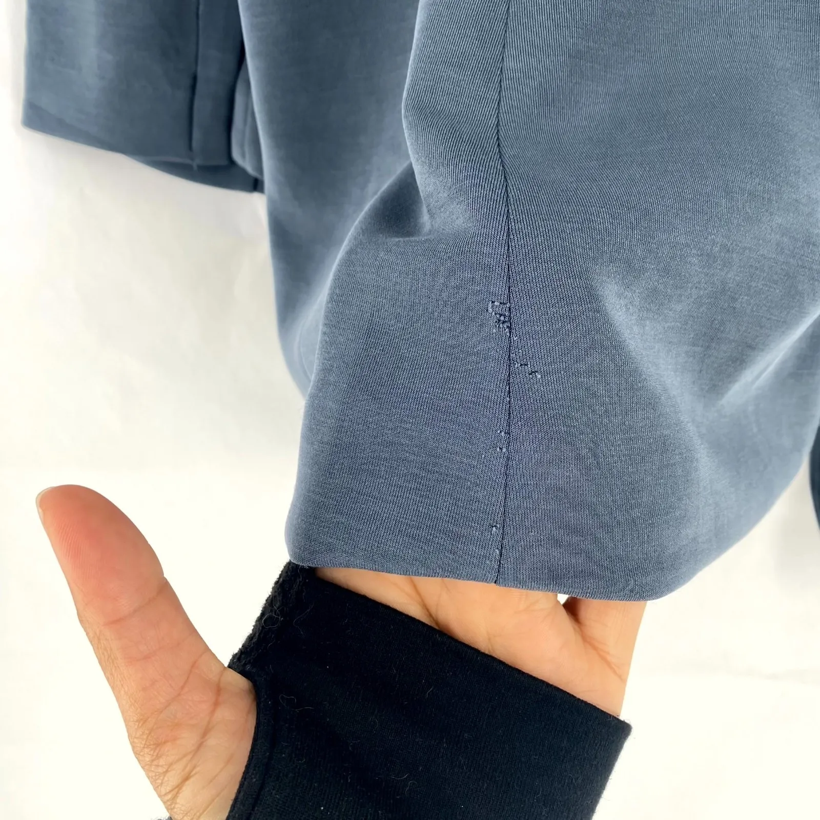 Skies are Blue Soft Curvy Blazer Women 2X Stretch Open Front Floral Lining - Image 10