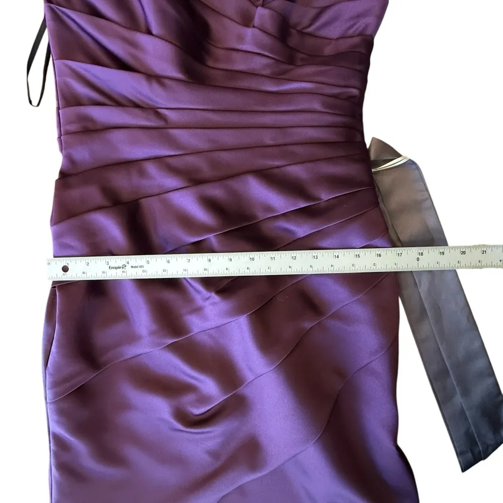 NWT Sorella Vita Cocktail Dress Style 2399 Women’s Size: 12 Color: Aubergine - Image 12