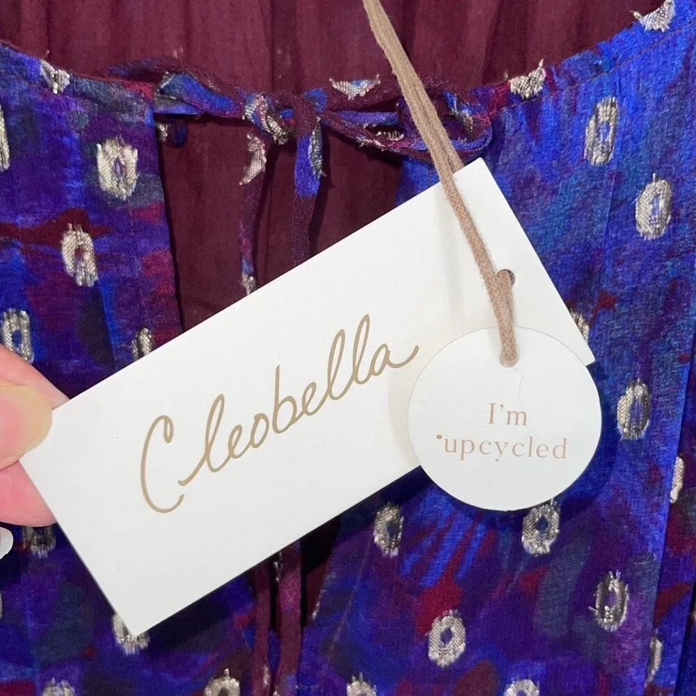 Cleobella Addison Midi Dress Confetti Tiered Sheer Size‎ XSmall  NWT $298 - Image 8