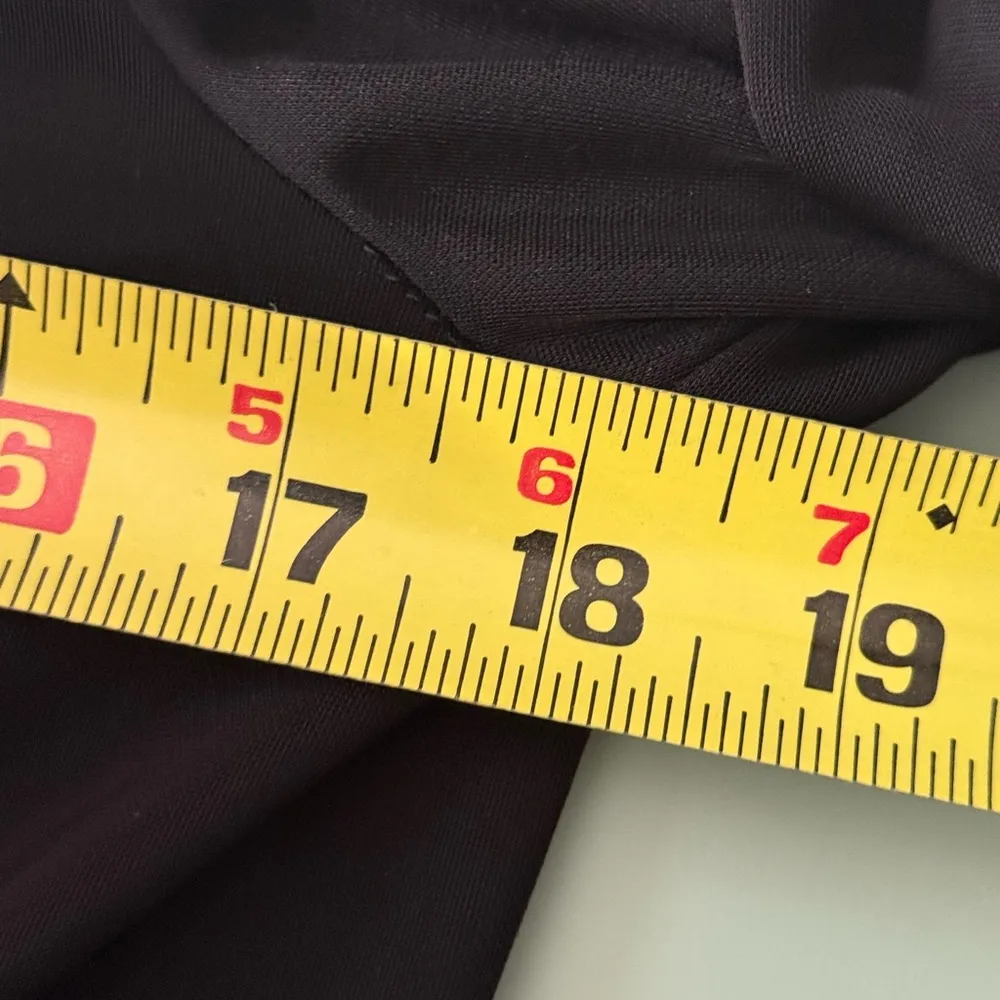 Zara Trafaluc Open Back Black Dress Sheer Size L - Image 11