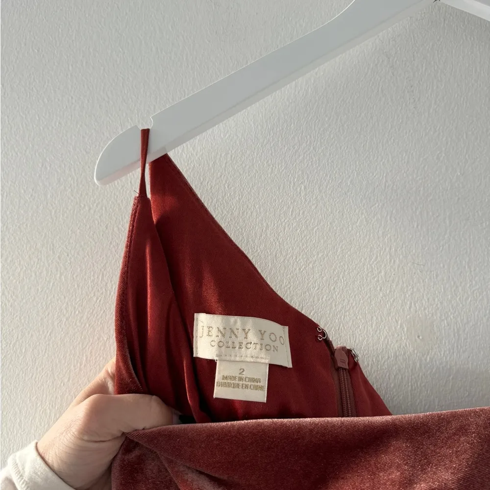 JENNY YOO Cybill One Shoulder Dress 2 - Image 7