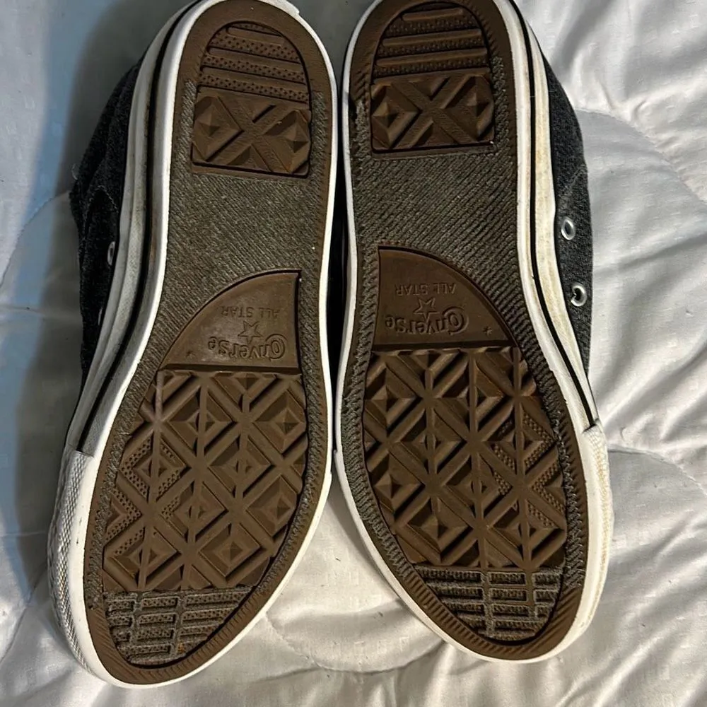 Converse All Stars Junior Grey Size 4 - Image 5