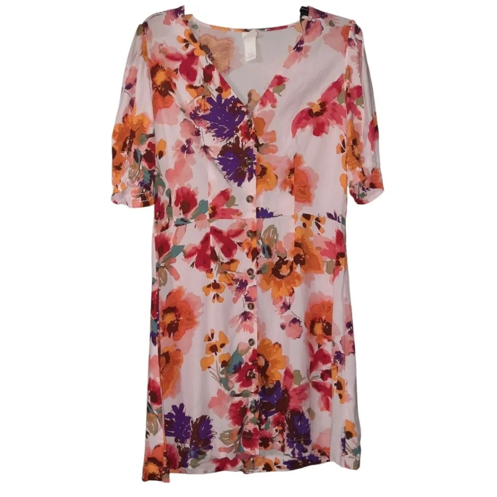 H&M  Floral Dress Medium - Image 2