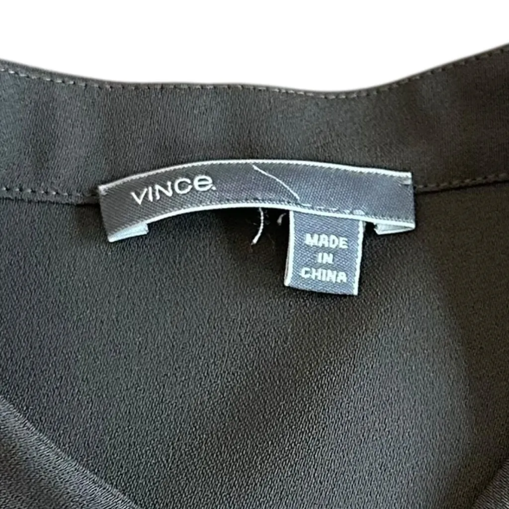 Vince Grey Sleeveless Jumpsuit Drawstring Waist Dressy Casual Size 6 Women's - Image 10