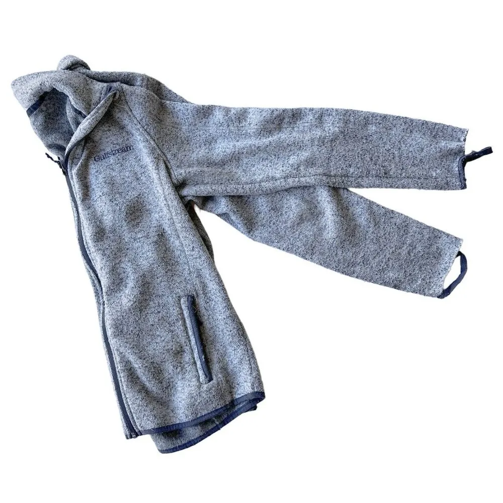 Vintage Ladies  Gulfstream Cardigan Large Sweater Gray Front Zip Embroid… - Image 10