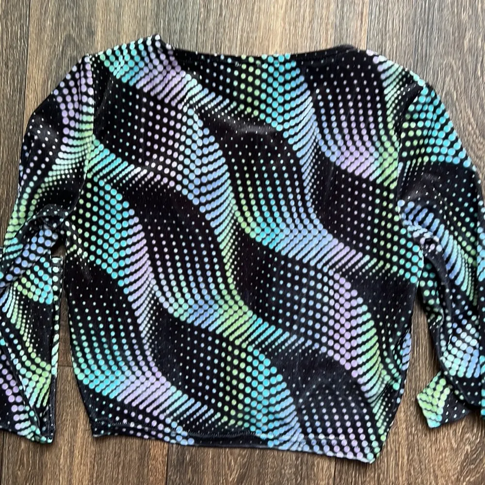 Skinny Dip London Illusion Velvet Cut Out Top Size 6 - Image 4