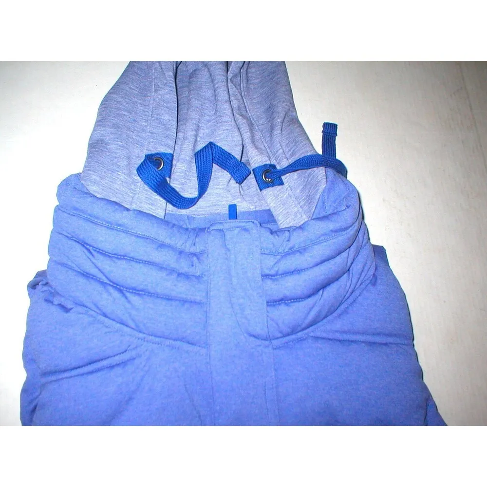 NWT Athleta $148 Womens Heather Purple Vest Detachable Hood M Warm Puffer Cozy - Image 10