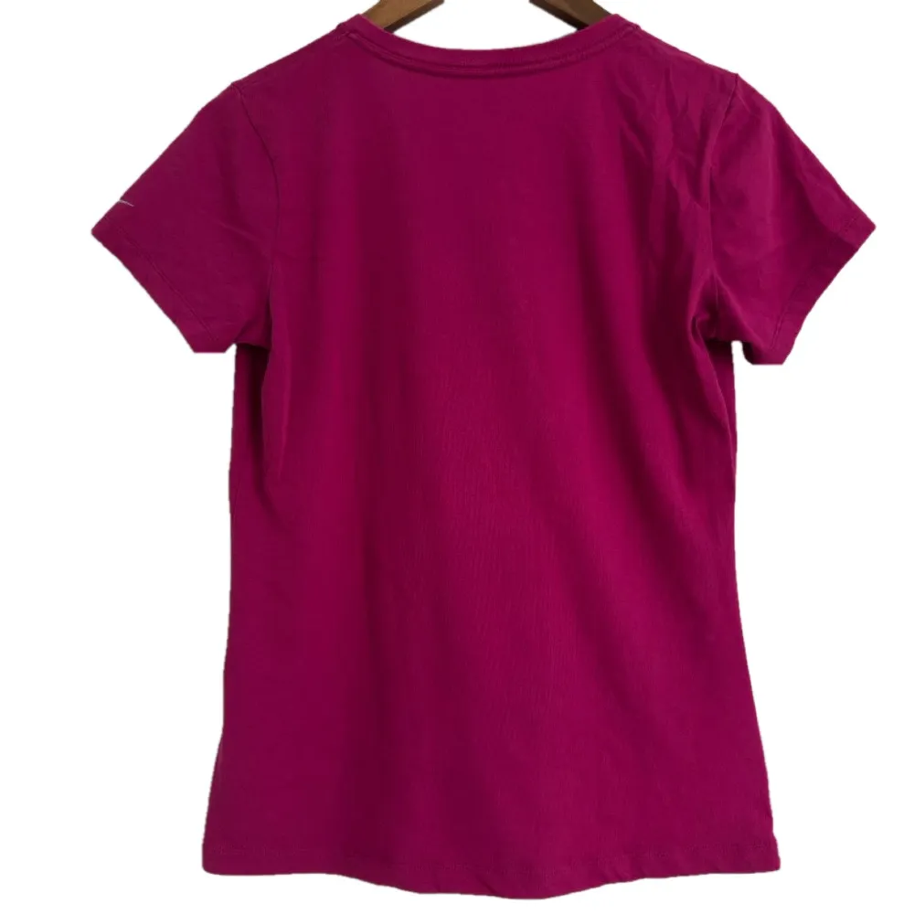 Nike Dri fit Run Women’s Medium V-neck Athletic Short Sleeve T-shirt - Image 2