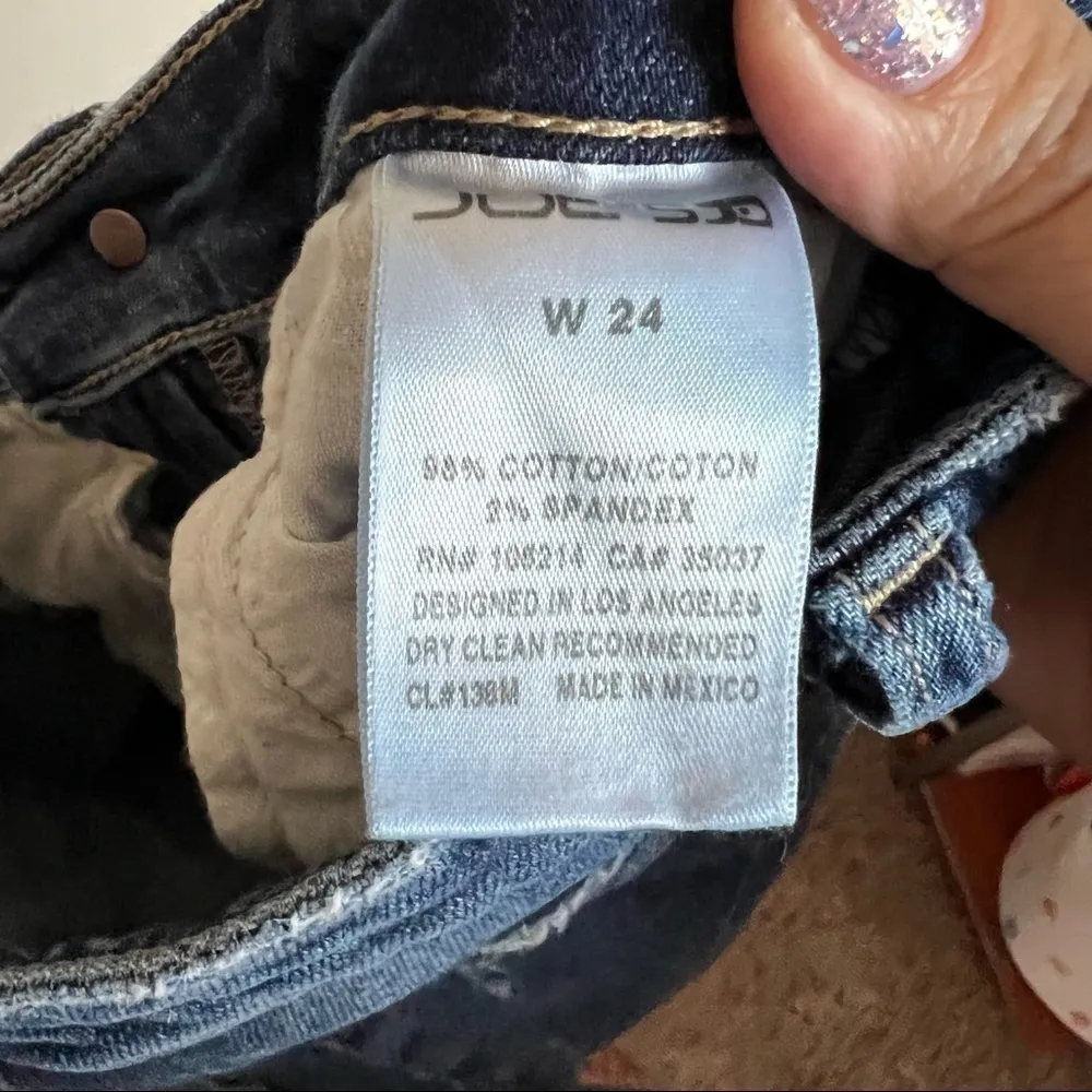 Joes‎ Keagan Distressed Cropped Skinny Denim Jeans - Image 7