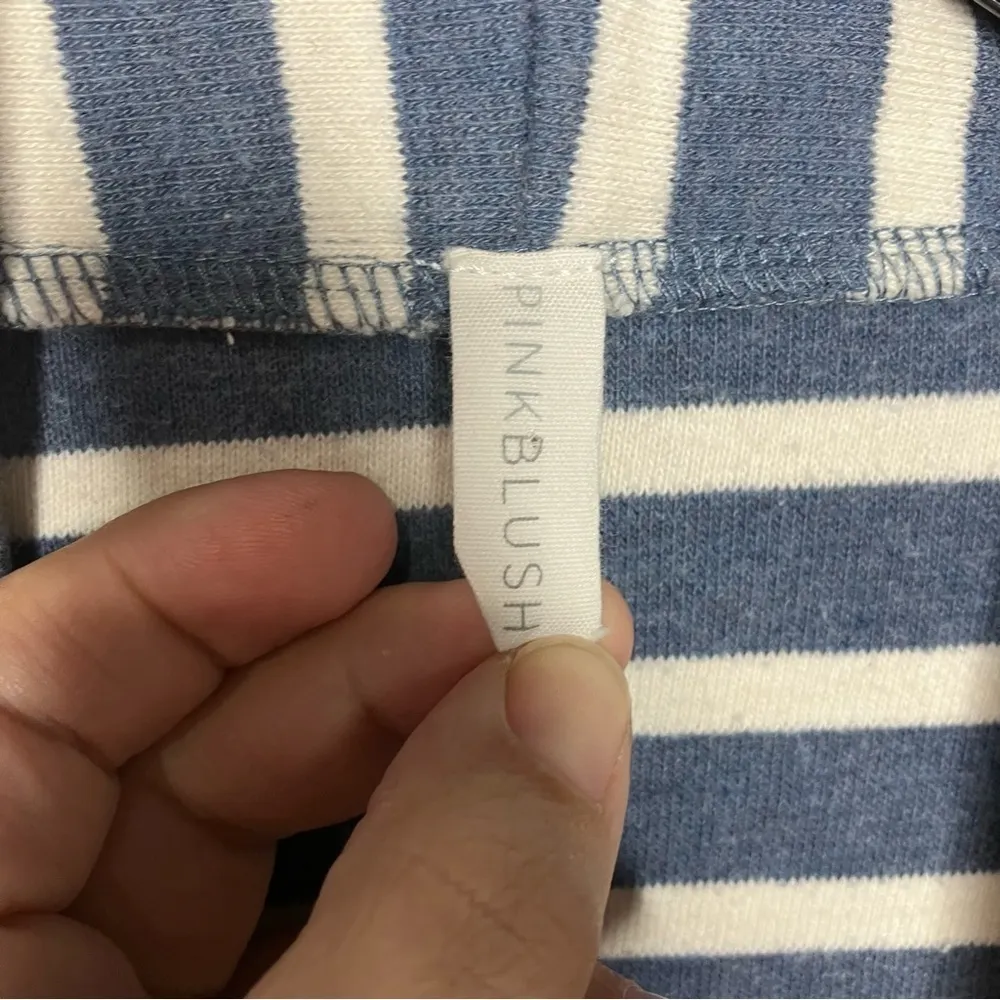 Pinkblush  striped cardigan size large‎ - Image 2