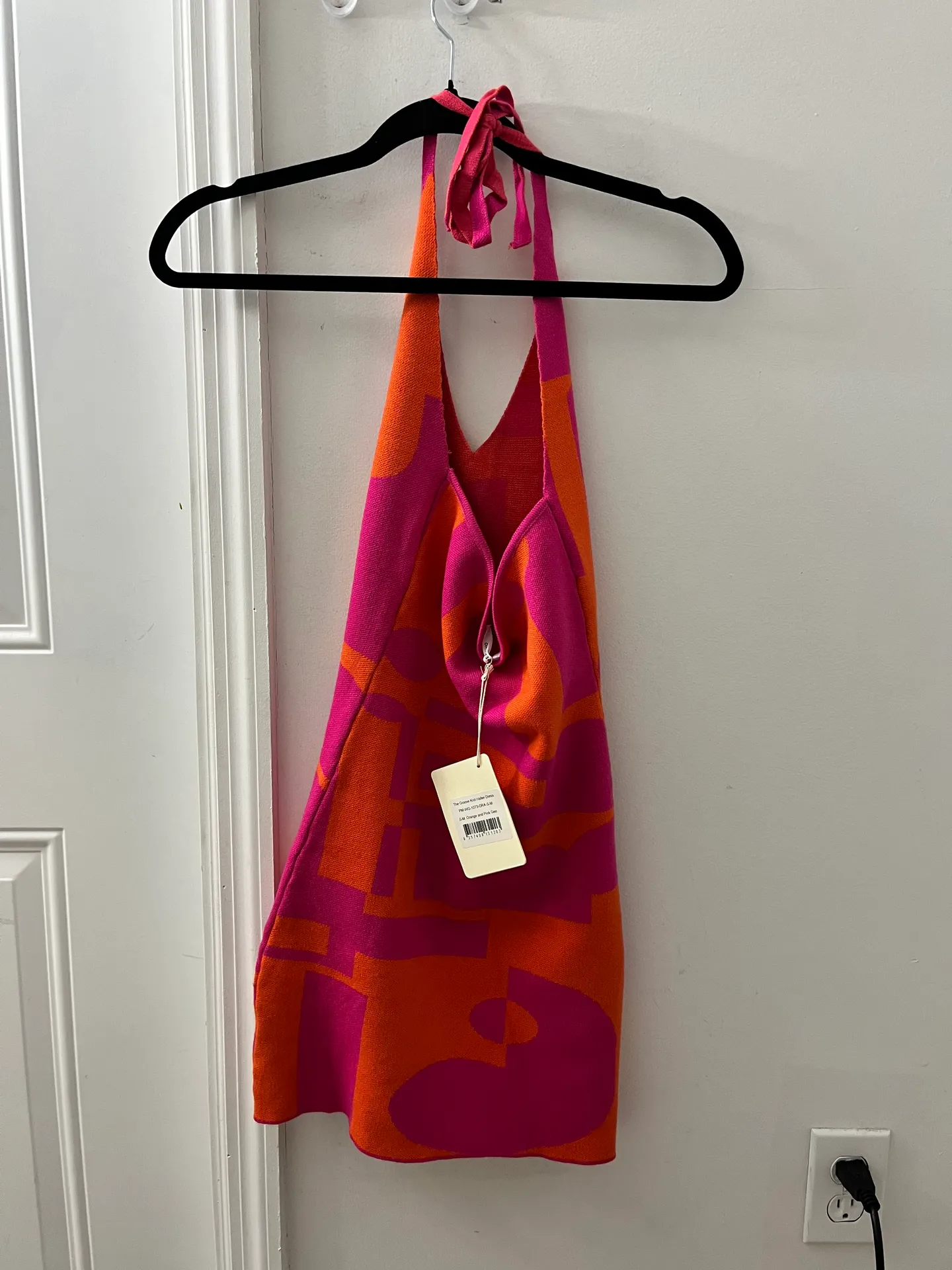 Knitted Halter Dress - Image 3