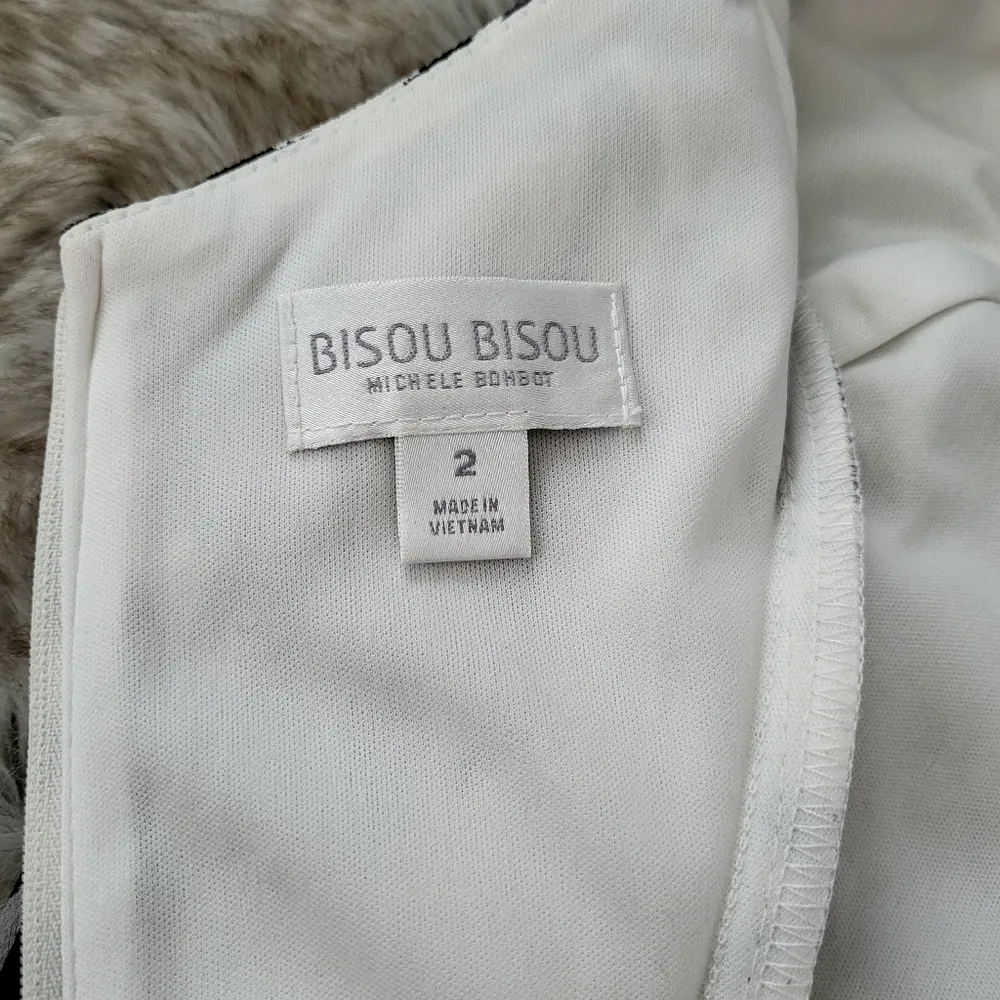 Bisou Bisou Michele Bohbot Floral Choker Dress Size 2 - Image 6