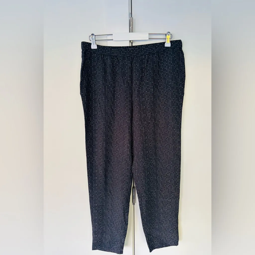 Eileen fisher viscose Stretch Comfortable Ankle Pant With Pockets Size Small - Image 4