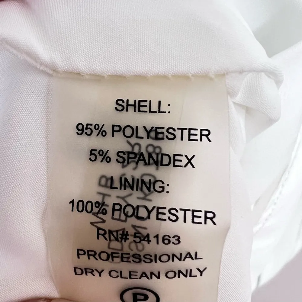 Calvin Klein Crew Neck Sleeveless Women's Shift Dress White Stripes Size 8 - Image 12