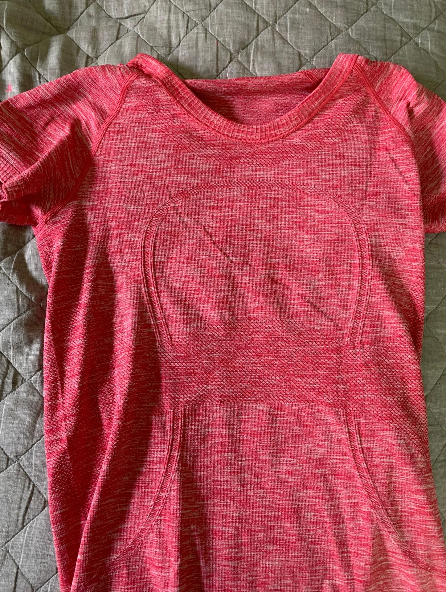 Lululemon Swiftly Hot Pink Shirt - Image 3