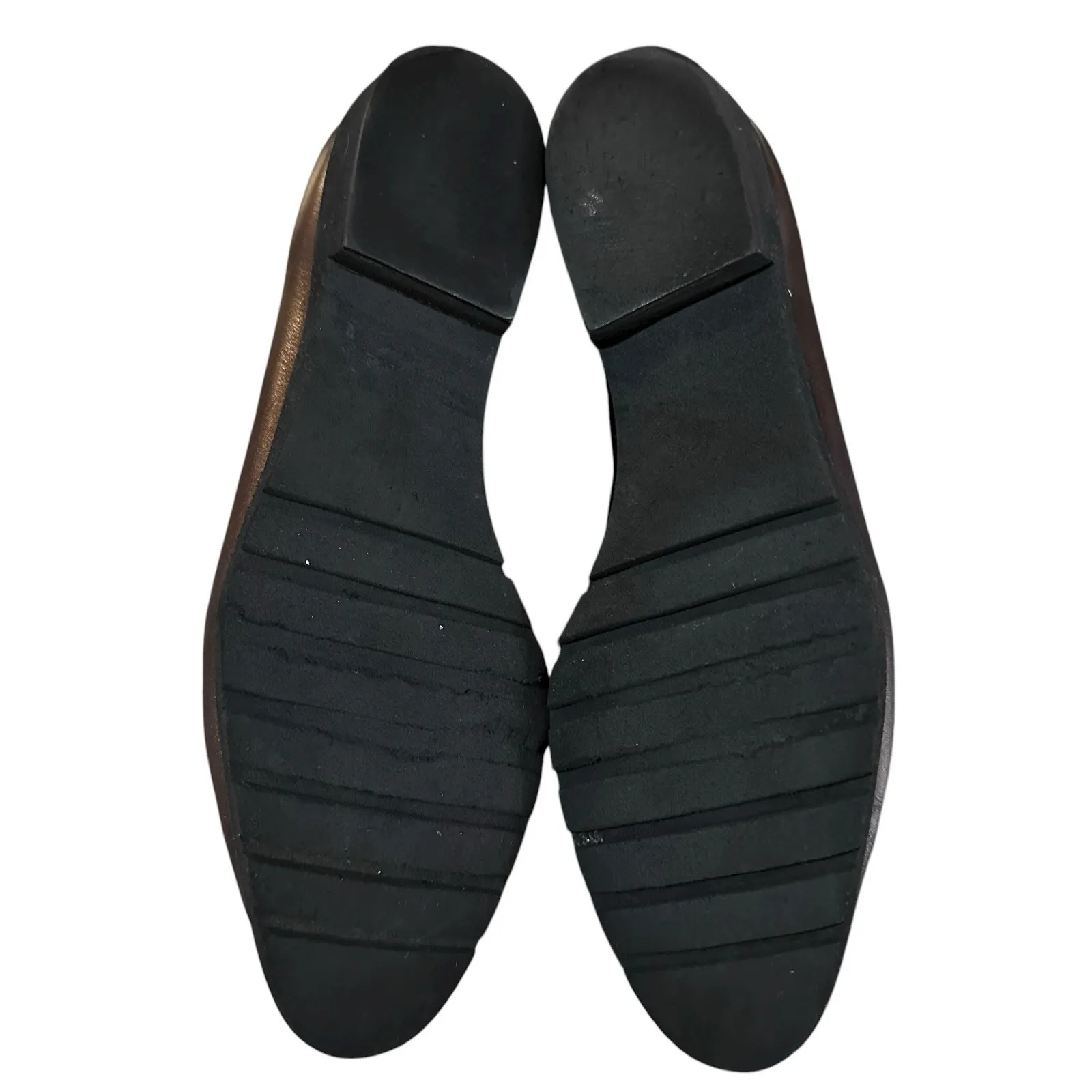 Salvatore Ferragamo Women's Bronze Leather Penny Loafers Shoes Size 7.5 2A - Image 7